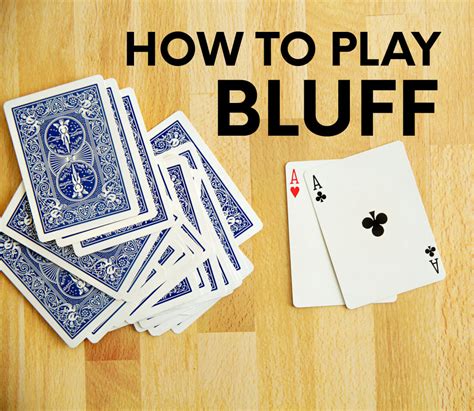 Bluff card game